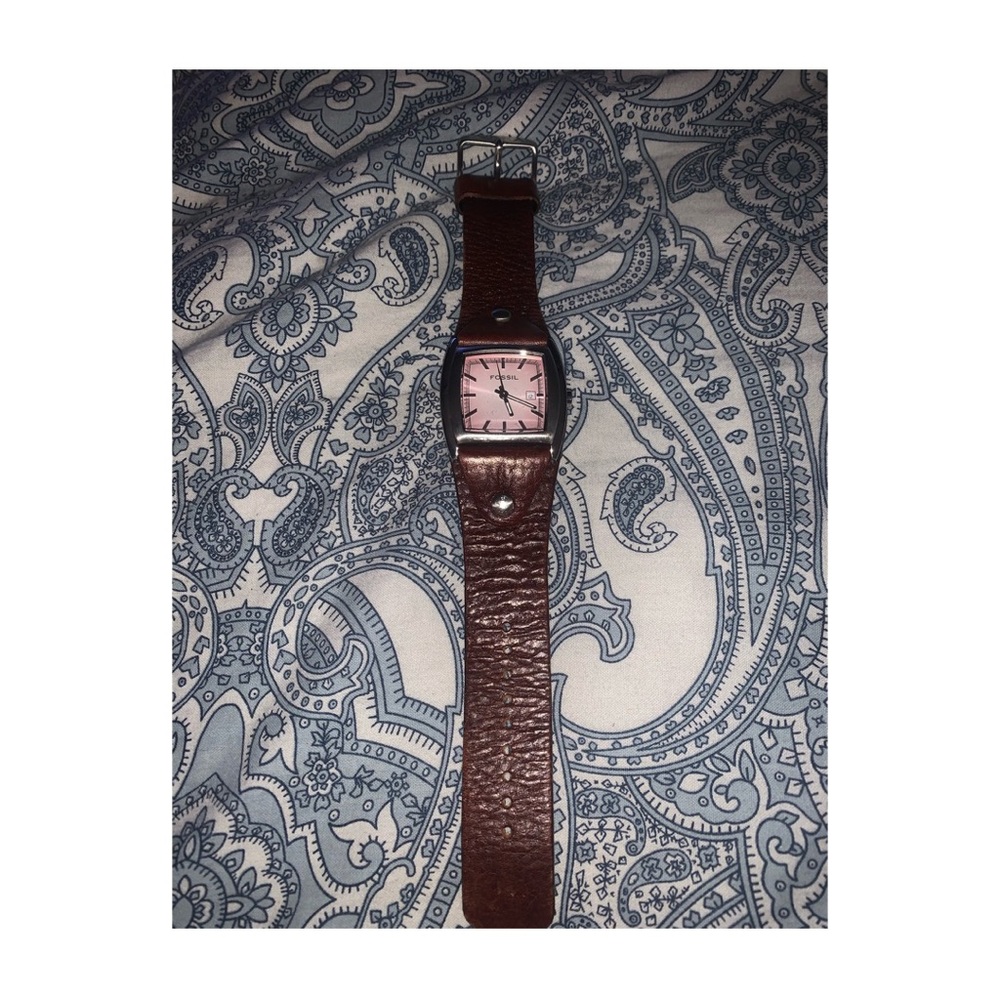 Brown-Leather FOSSIL Watch